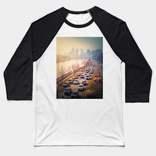 traffic on Paris highway Baseball T-Shirt